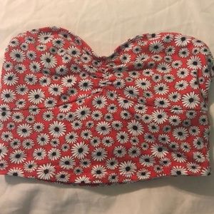 Flower bando cropped top